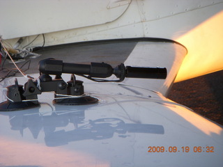 my Sony 580 camera on my wing