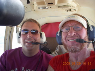 Marcus and Adam flying in N4372J