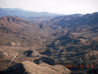 aerial - mountains near Red Creek