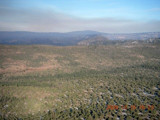 aerial - snow near Payson