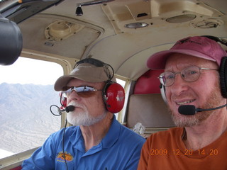 Mike Luddy and Adam flying in N4372J