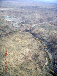 20 72l. aerial - Alamo Lake dam