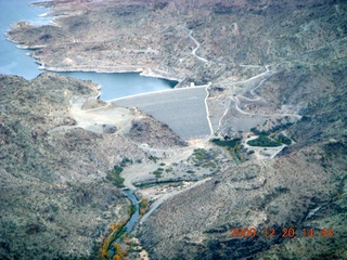 23 72l. aerial - Alamo Lake dam