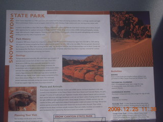 125 72r. Snow Canyon State Park brochure