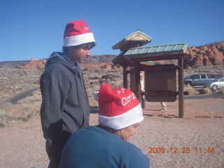 Snow Canyon State Park - Christmas tourists