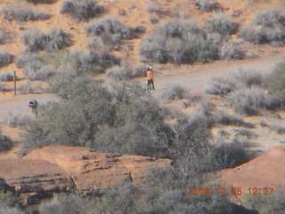 Snow Canyon State Park - Hidden Pinyon overlook - hikers in distance (highest zoom)