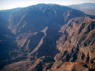 15 72s. aerial - Virgin River and I-15 canyon in Arizona