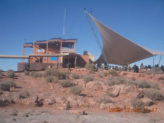 94 72s. Grand Canyon West - Guano Point - food and tent cover