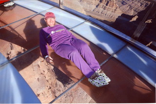 Adam on the Skywalk at Grand Canyon West