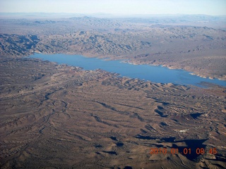 aerial - Alamo Lake river