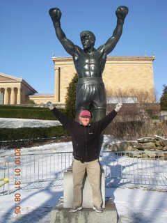 Philadelphia Museum of Art - Adam and Rocky statue