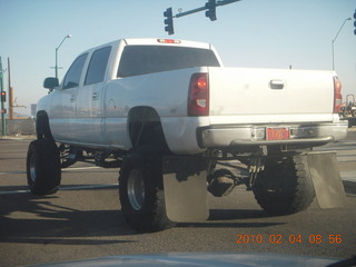 jacked up truck - candidate for 'Out of the Gene Pool' list