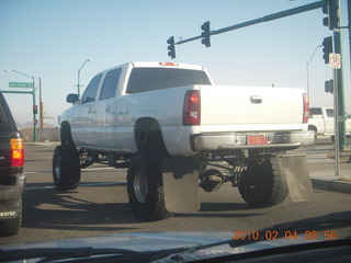 jacked up truck - candidate for 'Out of the Gene Pool' list