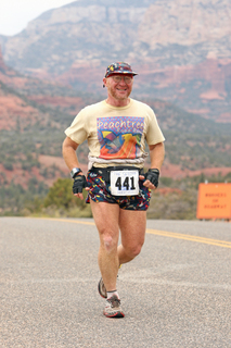 Sedona half marathon - Adam