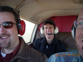 Brian, Kevin, and Adam flying in N4372J