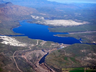 aerial - Horseshoe reservoir