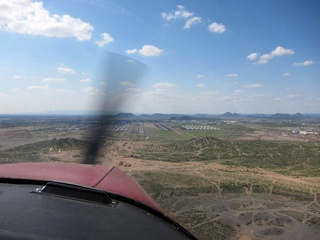 aerial - final approach at Deer Valley (DVT)