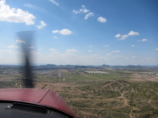 aerial - houses in north Scottsdale