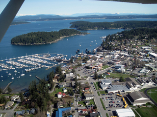 Charlie's pictures - Arlington flight - San Juan Islands - Friday Harbor (FHR)