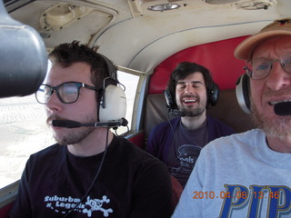 Phil and Dave and Adam flying in N4372J