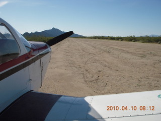 Cactus Ranch runway seen from N4372J