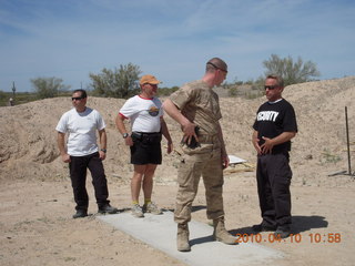 Gila Bend (E63) fly in - at the range - somebody, Adam, Rich, Tim