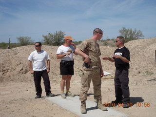 Gila Bend (E63) fly in - at the range - somebody, Adam, Rich, Tim