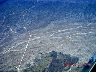 31 76e. aerial - mystery strip west of Alamo Lake