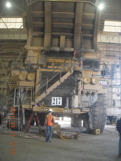 Bagdad (E51) mine tour - repair facility - Kristina