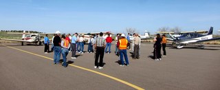Sean's picture - folks at Bagdad Airport (E51)