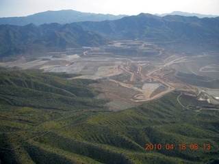 aerial - mine near Superior