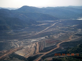 aerial - mine near Superior