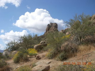 Metate Trail hike - Steve's picture - Adam crossing