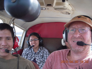 Gila Bend (E63) fly in - at the range - Adam shooting rifle at bomb