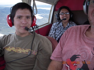 Mike, Terrilyne flying in N4372J