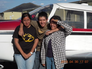 Kim, Mike, Terrilyne, and N4372J at Deer Valley (DVT)