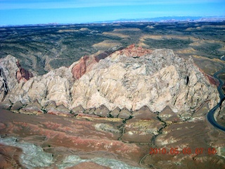aerial - Mineral Canyon to Cedar Mountain - San Rafael Reef