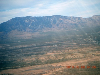 aerial - mountains near Safford Airport (SAD)