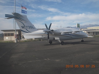 Safford Airport (SAD) - cool pusher airplane