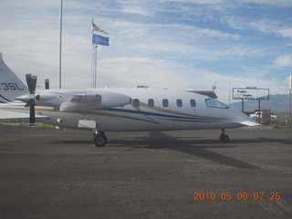 Safford Airport (SAD) - cool pusher airplane
