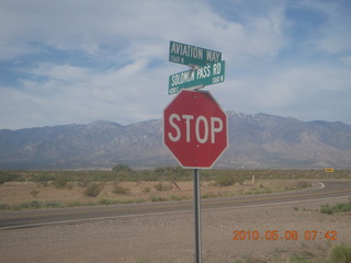 Seligman Airport (P23) run - AIrport Way (Road) sign