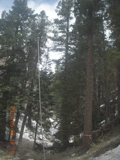 12 778. drive up Mt. Graham - waterfall