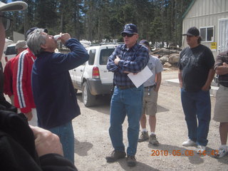 125 778. telescope at Mt. Graham - people outside