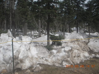 127 778. telescope at Mt. Graham - snow