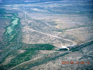 aerial - Alamo Lake dam