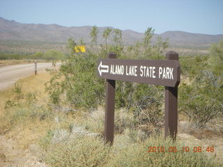 aerial - Alamo Lake airstrip