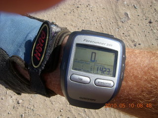 Alamo Lake run - beginning of airstrip runway