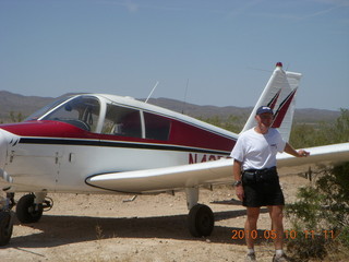 Alamo Lake airstrip - N4372J and Adam