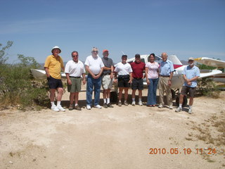 Alamo Lake airstrip - all people and N4372J