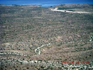 aerial - Alamo Lake area